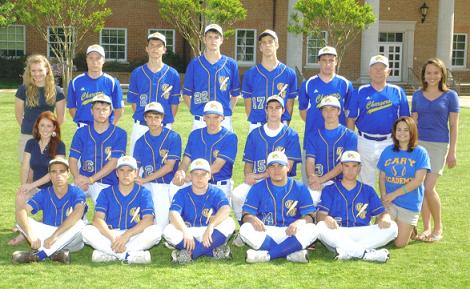 baseball varsity 2008 cary academy team